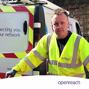 Our engineers will be out and about this weekend keeping the UK connected, and building our Ultrafast Full Fibre broadband network. We hope you all have a lovely weekend and if you see our team, be sure to give them a wave 👋 #WeAreOpenreach | Openreach