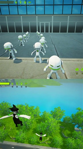 Who can clone higher echo echo vs ditto #ben10 #ben10gameplay #shorts