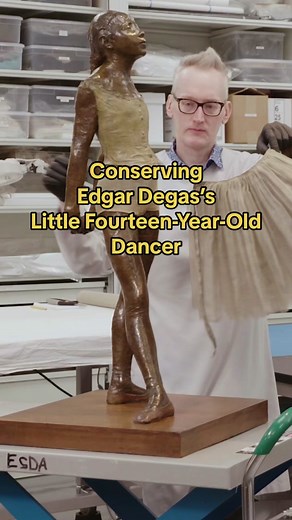 What do you do when one of the most famous tutus in the world needs a glow up? Just ask The Met's Glenn Petersen, Conservator at The Costume Institute who worked to update the real cloth tutu on Degas' beloved sculpture