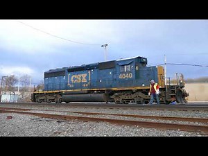 CSX SD40-3 start-up