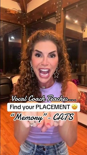 How to sing with placement! “Memory” from Cats!