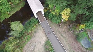 Don't miss the gorgeous bike paths through Cottage Grove, OR, featuring historic bridges and tranquil river scenery. | Eugene, Cascades & Coast