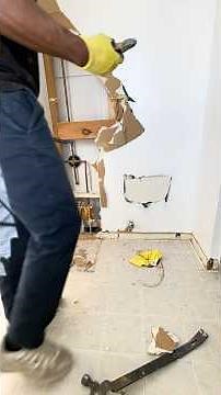 How to easily remove Sheetrock #drywall #diy