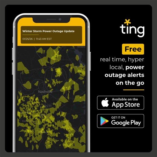 Power is going out across the region, and the free Ting app helps you see what’s happening around you. Get real-time, neighborhood-level outage updates as conditions change. Ting is built to keep you informed when it matters most—check the app for live updates. | Ting Fire
