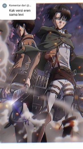 Levi x Eren #anime #eren #levi #attackontitan