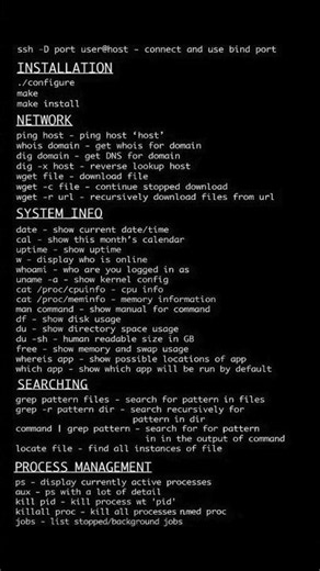 Linux Command Cheat Sheet: Essential Commands Every Cybersecurity Professional Should Know