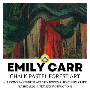 EMILY CARR NATURE ELEMENTARY TREE ART PROJECT, ACTIVITY BOOKS & LESSON PLANS