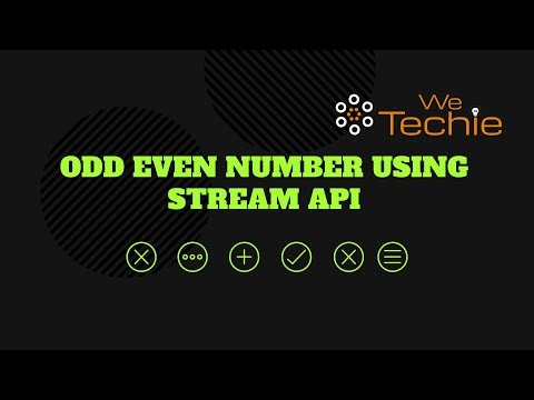 Odd Even Number Using Stream API #java #collections #coding