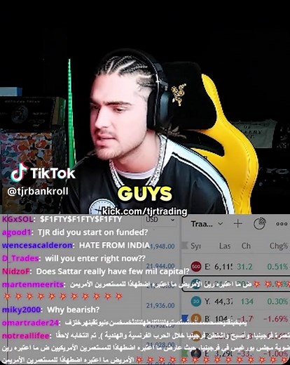 Bro just identifying by any name now 🤣 #tjr #tjrtrades #clips #daytrading #kick