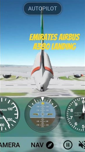 #geofs #AirbusA380 Landing