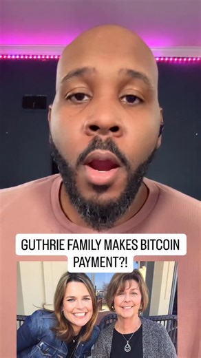 The Pascal Show on Instagram: "BREAKING NEWS! Guthrie family make payment in Bitcoin account?! #SavannahGuthrie #NancyGuthrie #missing #truecrime #thepascalshow"