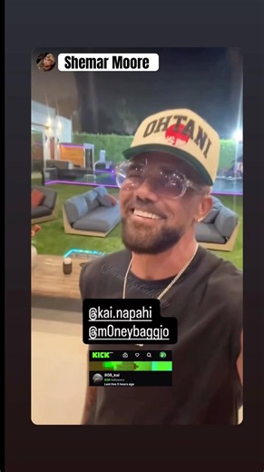 Shemar Moore Updates Fans | Livestreaming On Kick 👀 #shemarmoore #shorts