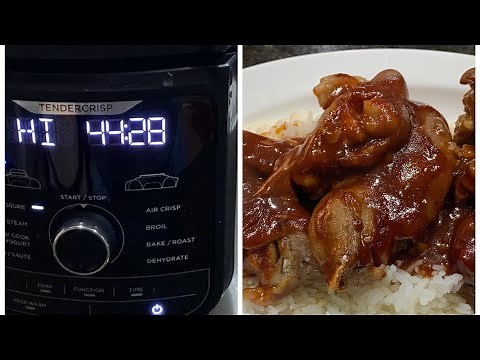 Ninja Foodi Deluxe XL (Pressure Cooker) BBQ PIG FEET