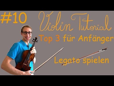 Geige/Violine lernen - Legato/gebunden spielen Übung - Suzuki Methode für Anfänger | Tutorial #10