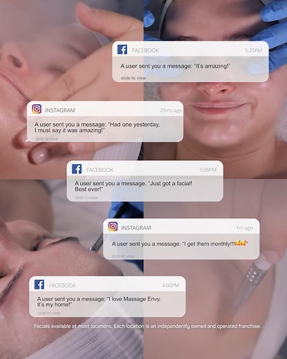 Don’t just take our word for it: facials at Massage Envy franchised locations are top-notch skin care. | Massage Envy