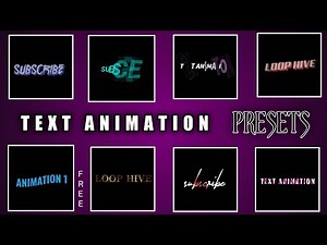 Top 5+ 🔥Alight Motion Text Animation Presets |AlightMotion Preset Download Free 5+ text presets|