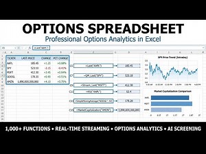 Options Spreadsheet — Build a Complete Options Trading Sheet in Excel