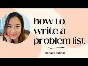 How to Make a Problem List