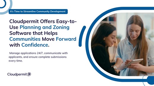 Still using PDFs and paper for planning?​ Cloudpermit’s online platform gets your department up and running in weeks — not months — with tools to accept applications, manage circulation and meetings, and engage the public digitally.​ Book a demo or download our brochure to get started: https://hubs.li/Q040yyC_0​ ​ #Planning #Zoning #GovTech #LocalGov | Cloudpermit | Facebook