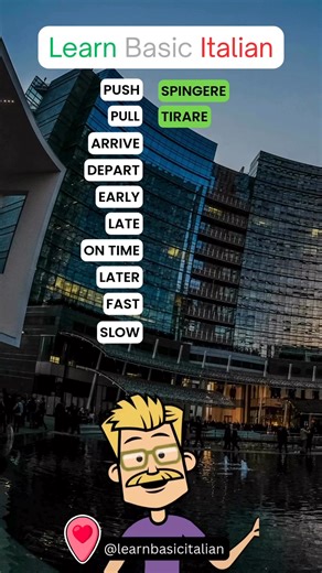 Italian for beginners . . . . . . . . . #fblifestyle | Learn Basic Italian