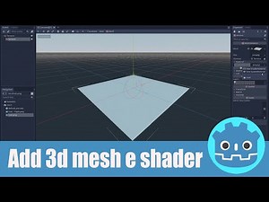 Tutorial Godot | Adicionando uma mesh 3d e colocando material nela