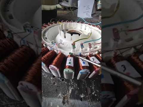 PART TWO of making a wind generator from a washing machine motor step by step