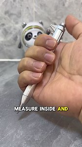 1.3M views · 9.2K reactions | Write and measure with the Vernier Caliper Ballpoint Pen! ️Grab yours here ➡️ https://quickmechtools.com/products/vernier-caliper-ballpoint-pen-0-100mm#PenAndTool #VernierCaliper #QuickMechTools | Quickmechtools | Facebook