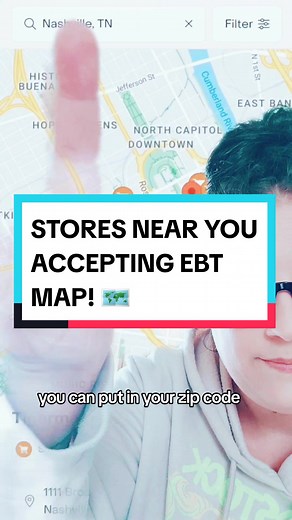 Easy way to see stores near you that accept EBT! #providers #app #greenscreenvideo #ebt #ebtstores #map #ebtmama #hack #fyp