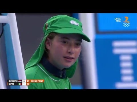 Novak Djokovic very apologetic after hitting ball girl