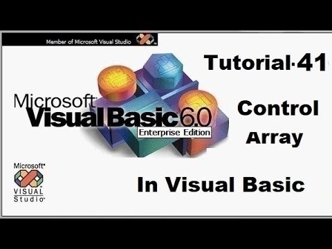 Controls array in visual basic programming Tutorial 41