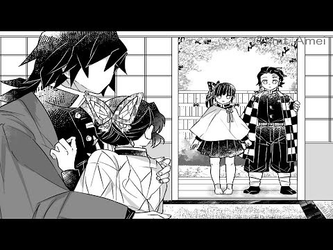 Tanjiro y Kanao descubren el secreto de Shinobu y Tomioka | Cómic Dub