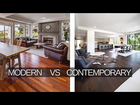 Modern vs contemporary designs