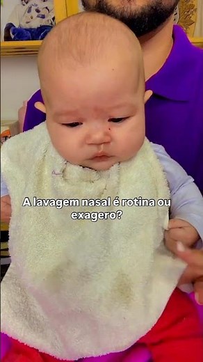 Lavagem nasal #bebe #amamentação #lavagemnasal ￼#maternidade