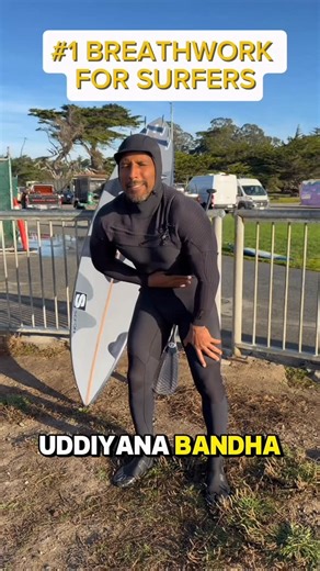 Collin Chartier | Surfers — this ancient yogic technique will change your breath and your performance. 🌊 It’s called Uddiyana Bandha — the empty stomach... | Instagram