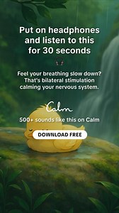 How millions are transforming their sleep with science-backed soundscapes. ⭐⭐⭐⭐⭐ "I've struggled with sleep for years. Calm's bilateral audio finally made rest something I actually crave." – Sarah M. 🏆 Apple's iPhone App of the Year — "Calm's EMDR-inspired soundscapes help synchronize your nervous system for deeper restoration." ✅ Calms racing thoughts instantly ✅ Promotes restorative deep sleep cycles ✅ Just 15 minutes to feel completely different ✅ Bilateral beats, nature sounds, ambient musi