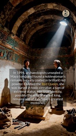 Dubbed the Red Queen, her identity is a mystery buried under a coating of toxic red powder. #archaeology #ancienthistory #discovery #history | Ancient Files