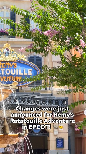 Remy’s Ratatouille Adventure is cooking up some changes! 🧀🐭✨ The ride is saying au revoir to 3D 👋 and introducing enhanced 2D visuals with sharper, clearer imagery. 👀 It’ll be closed November 10–13 while the updates are made. 🗓️ You’ll also spot new props and lighting touches rolling into the queue over the next few months! 💡🎨 Disneyland Paris is getting the same 2D glow-up, too! 🇫🇷 | Disney Food Blog
