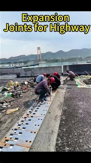 Pag-install ng comb-tooth plate expansion joint