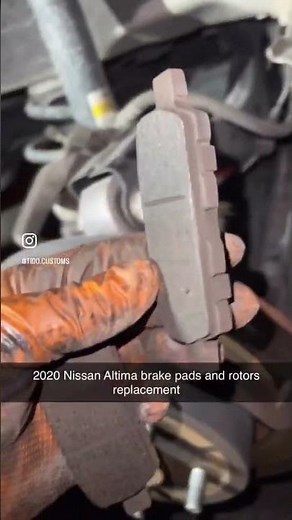 How to change brake pads & rotors on a 2020 Nissan Altima