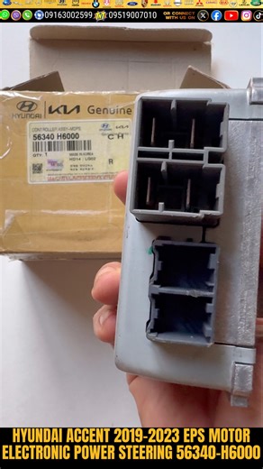 HYUNDAI ACCENT 2019-2023 NEW LOOK EPS MODULE also available EPS Motor 2011 to 2023