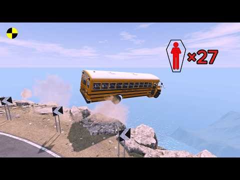 Realistic High-Speed Car Crashes in BeamNG.drive #141 | Ultra Detailed Crash Compilation