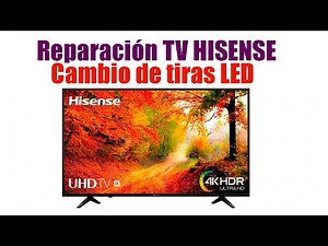 HISENSE 65" TV Repair (LED Strip Replacement)