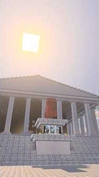 This Was Ancient Rome’s Biggest Temple Minecraft😳 #minecraft #build #shorts