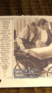 Joseph F. Mikulec spent years walking hundreds of thousands of miles to collect 50,000 autographs, featuring everyone from presidents to local shopkeepers. The book, which weighs around 60 pounds, is now for sale. | CBS Mornings