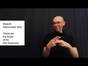 How To Sign The Books Of The Bible: Explained - ASL ONLY