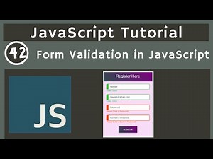 42. Form Validation Part 2 JS DOM in JavaScript | javascript tutorial | UiBrains | NAVEEN SAGGAM