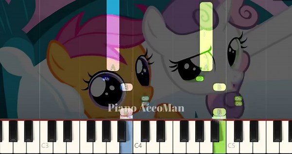 My Little Pony: Hush Now Lullaby Theme Song Piano Tutorial