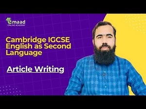 Article Writing | IGCSE English as Second Language | Sample Article | Examiner's comments