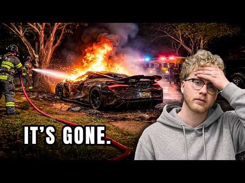 $500,000 Mclaren Burns To The Ground In SECONDS... *BARELY MADE IT OUT*