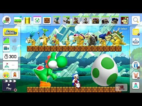 Super Mario Maker 2 - All Bosses Course Maker Experiment!